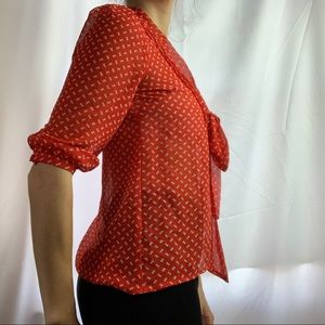 Adorable Pins & Needles Blouse ❤️ Urban Outfitters ❤️ In Red & White